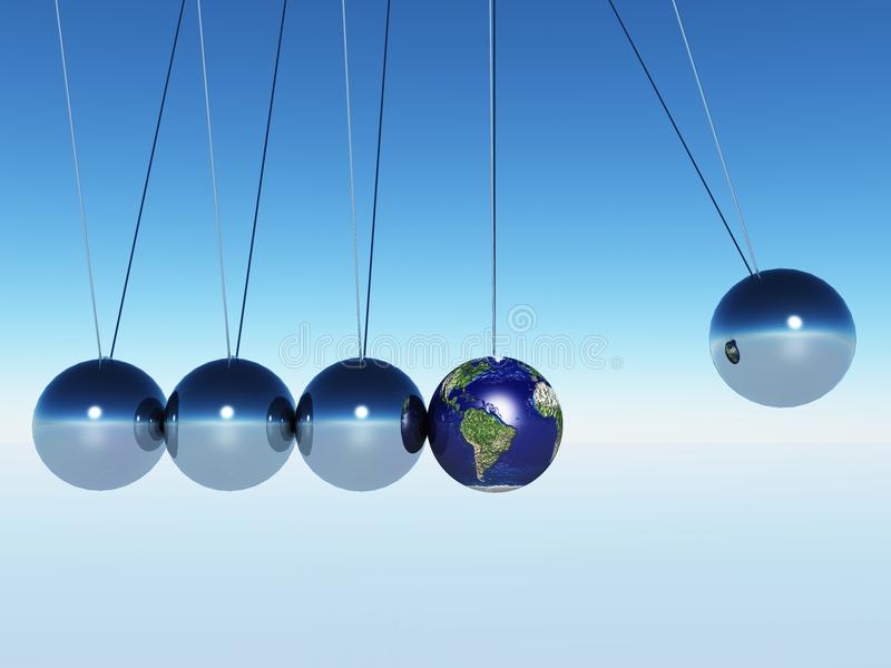 pendulum globe newton s one balls earth 111553962 | Pranalink