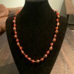 18-22” Carnelian & Pearl Necklace