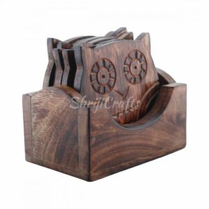 Handmade-Brown-Beautiful-Wooden-Tea-Coaster-Set-of-6-Square-for-Dining-Table-for-Tea-Coffee-Cups-Mugs.