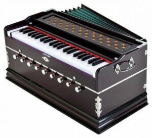 Harmonium-9-Stopper-Chudidaar-Bellow-42-Key-Two-Reed-Bass-Male-With-Cover.