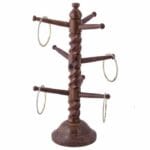 Shriji-Crafts-handmade-Wooden-Bangle-Holder-Jewellery-Stand-for-Women-Tree-Carving