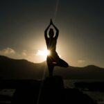 girl doing yoga