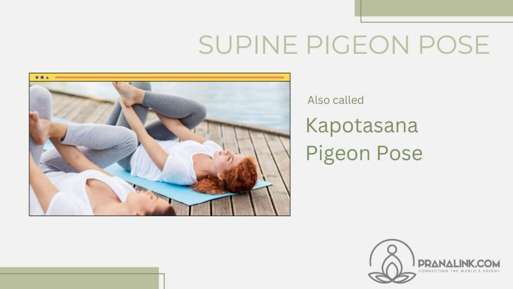 supine pigeon pose