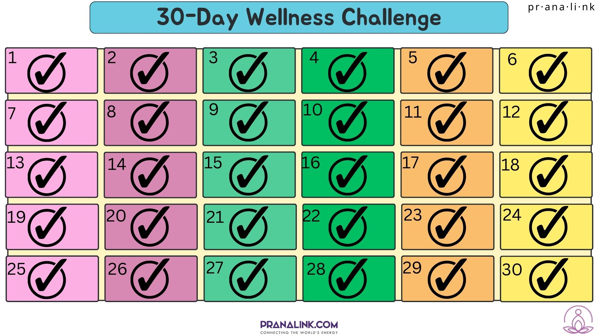 30 days wellness challenge