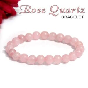 Rose Quartz Bracelet - For Men & Women