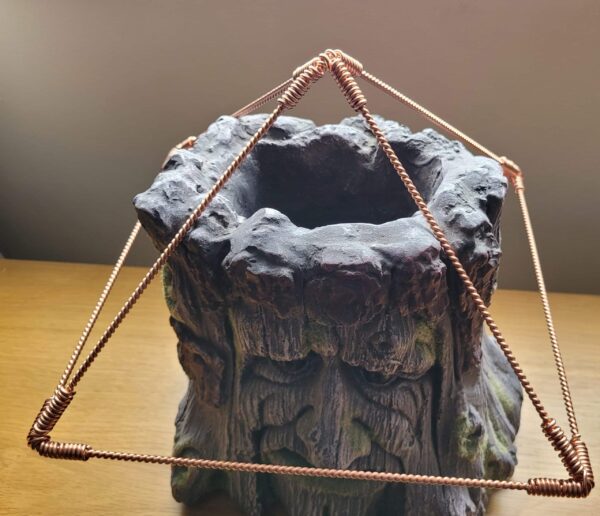 Copper Sacred Cubit Tensor Giza Pyramid, Restructures Water & Assists Meditation and Well-Being