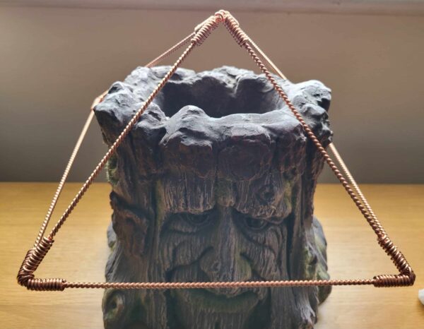 Copper Sacred Cubit Tensor Giza Pyramid, Restructures Water & Assists Meditation and Well-Being