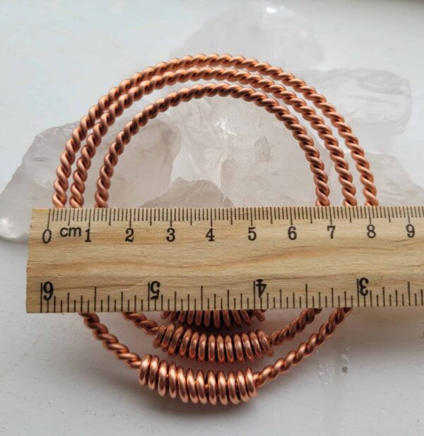 Family Set Of Tensor Rings 1 x Man’s 1 x Ladies 1x Childs Pure Copper Sacred Measurements