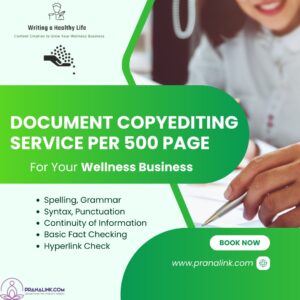 Dcoument Copy Editing Service per 500 page | Pranalink