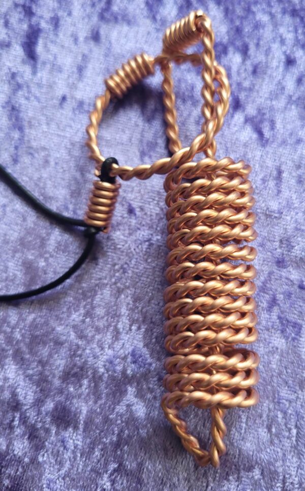 Tensor Torus Tube Necklace, Acu-Vac, 2 Sacred Cubit , Plus 1/4 Sacred Cubit Tensor Ring, Negative Energy Vacuum Pain Relief Energy Healing