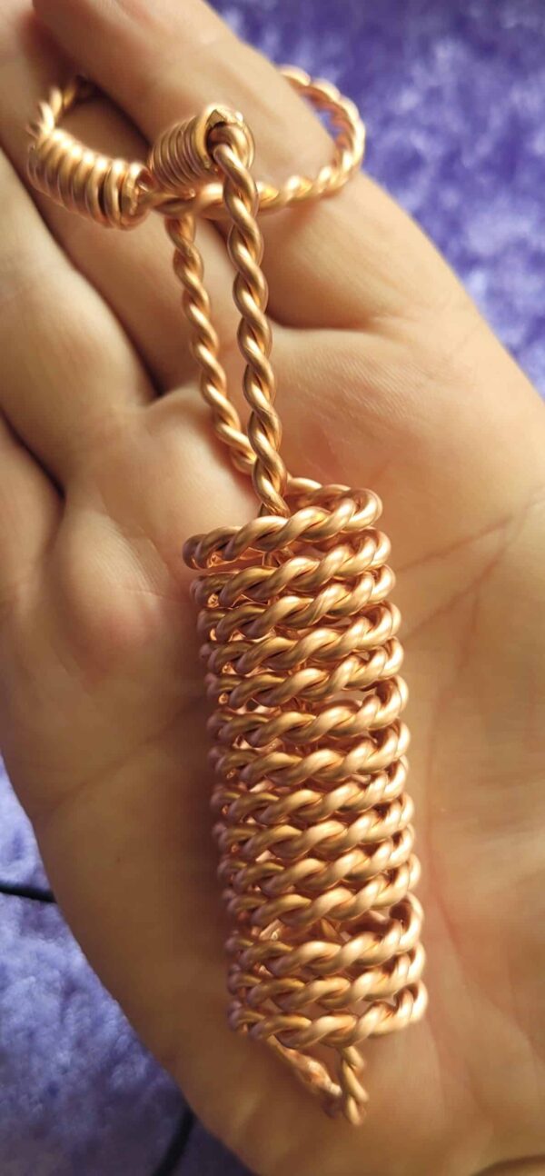 Tensor Torus Tube Necklace, Acu-Vac, 2 Sacred Cubit , Plus 1/4 Sacred Cubit Tensor Ring, Negative Energy Vacuum Pain Relief Energy Healing
