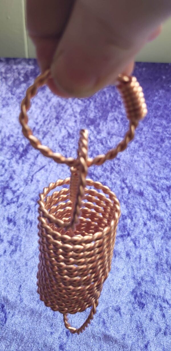 Tensor Torus Tube Necklace, Acu-Vac, 2 Sacred Cubit , Plus 1/4 Sacred Cubit Tensor Ring, Negative Energy Vacuum Pain Relief Energy Healing