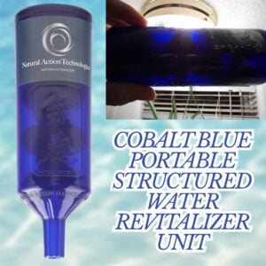 Cobalt Blue Portable Structured Water Revitalizer Unit
