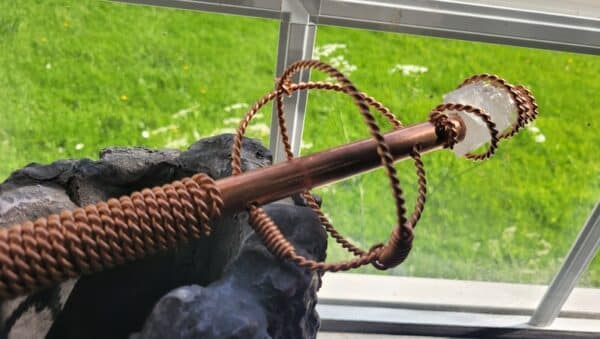 Copper Tensor Healing Wand with Quartz Crystal & 333MHz Cubit Wire - Image 7