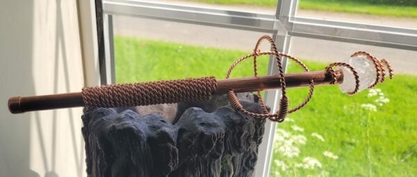 Copper Tensor Healing Wand with Quartz Crystal & 333MHz Cubit Wire - Image 10